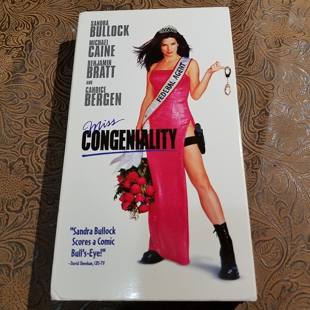 Warner Bros. Miss Congeniality VHS Sandra Bullock Benjamin Bratt